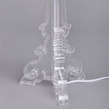 Toulan Modern High End Acrylic Table Lamp, Transluscent Clear or Grey - Utopia Alley - 6