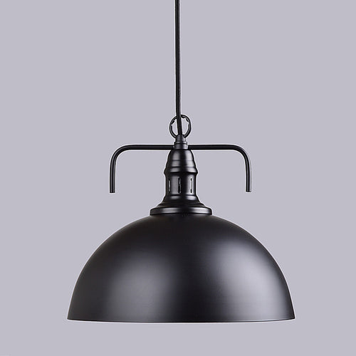 Industrial Vintage Fork Pendant Lighting, Matte Black - Utopia Alley - 1