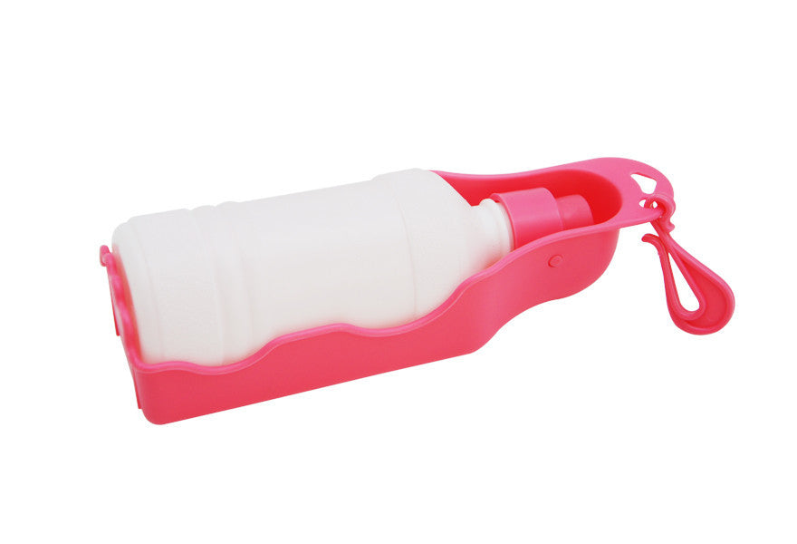 Pet Flip-Open Water Dispenser,Pink - Utopia Alley - 1