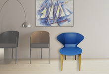 Demuth Modern Chair, Blue - Utopia Alley - 3